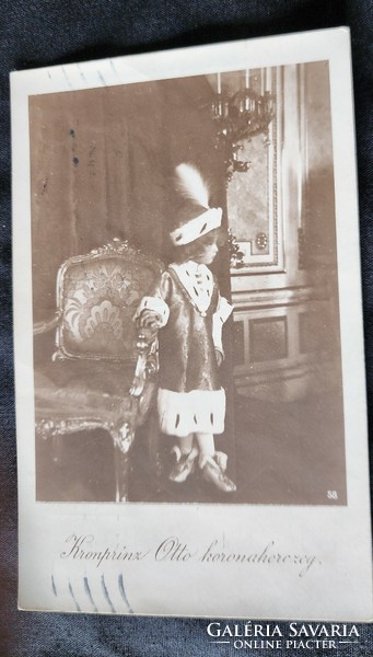 MAGYAR KIRÁLY IV. KÁROLY KORONÁZÁS 1916 HABSBURG OTTÓ TRÓNÖRÖKÖS KORONA HERCEG KORABELI FOTO FOTÓLAP