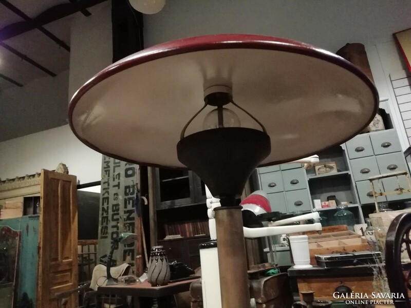 Íróasztali lámpa, különleges 1930-as, 40-es évekből, egyedi szép felújított darab, design lámpa