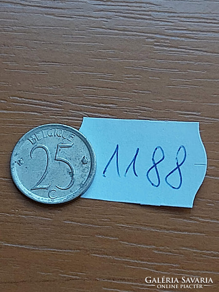 Belgium belgique 25 centimes 1968 1188