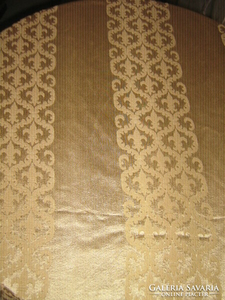 Beautiful vintage golden baroque bourbon lily patterned curtain