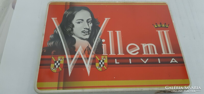 Willem Ii holland fém szivarosdoboz szép állapotban eladó