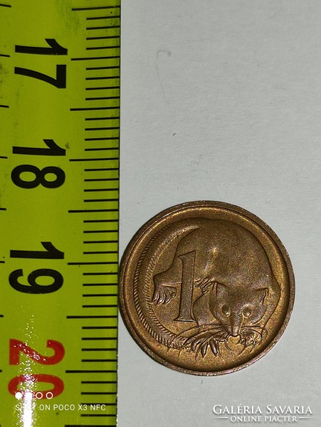 Elizabeth II Australia 1 és 2 cent + egy alumínium medál szent ereklye