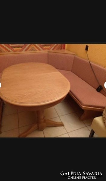 Konyhai sarokülő asztal étkezőasztal