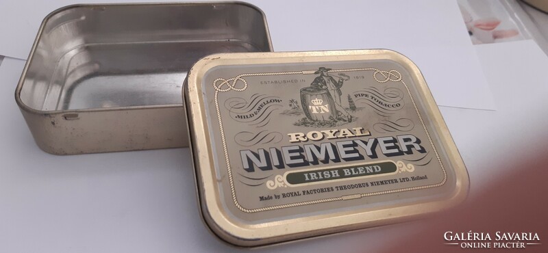 Royal niemeyer irish blend pipe tobacco metal box for sale