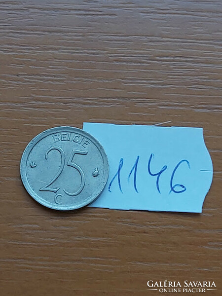 Belgium belgie 25 centimes 1972 1146
