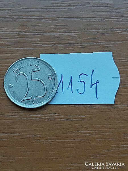 Belgium belgique 25 centimes 1972 1154
