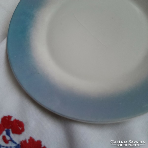 Blue zsolnay antique plate 15 cm