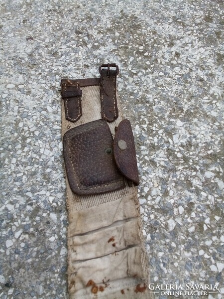 Old hunter ammunition belt
