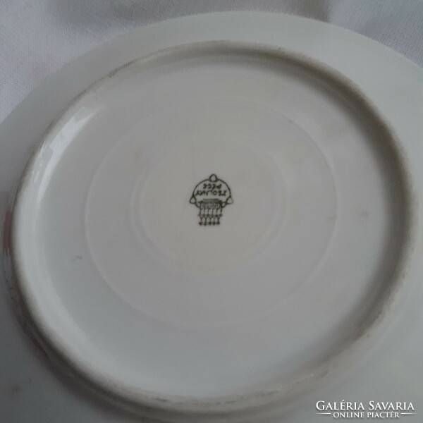 Kék Zsolnay antik tányér 15 cm