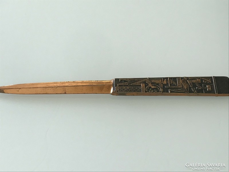 Industrial bronze leaf-opening knife, 24.5 cm
