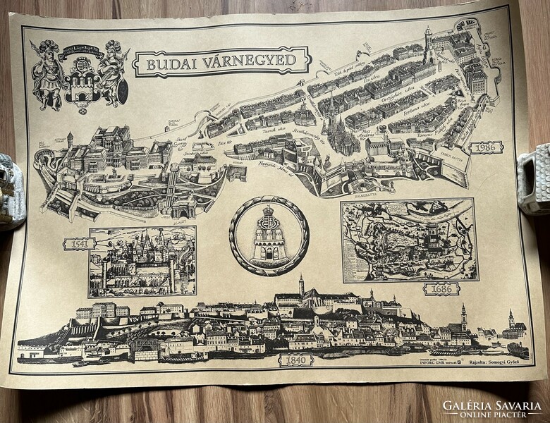 Buda castle district map
