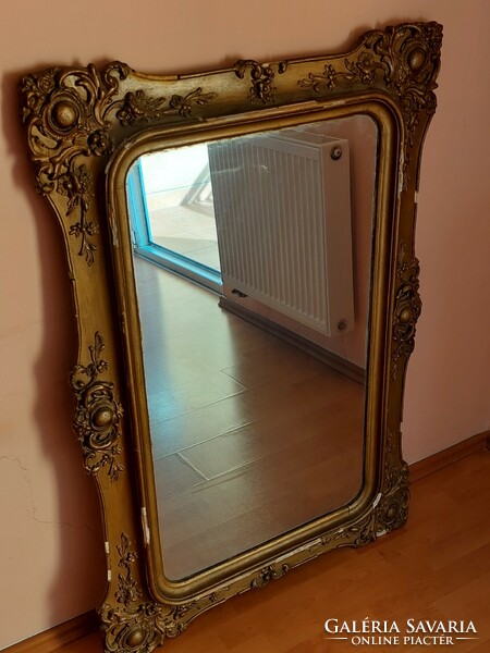 Bieder szalon tükör 1800.as évek 120 x 80 cm Budapesten átvehető