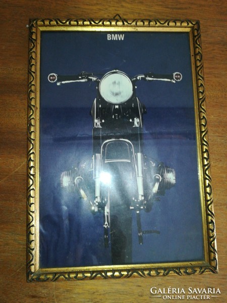 Vintage bmw motorcycle photo
