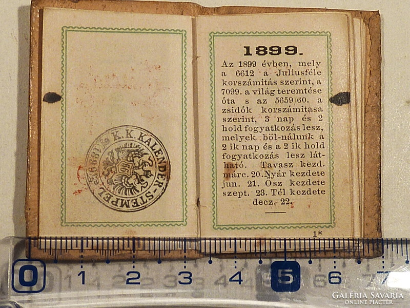 1899 portfolio calendar