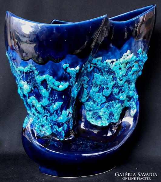 Dt/215 - vintage, French Vallauris ceramique ceramic vase