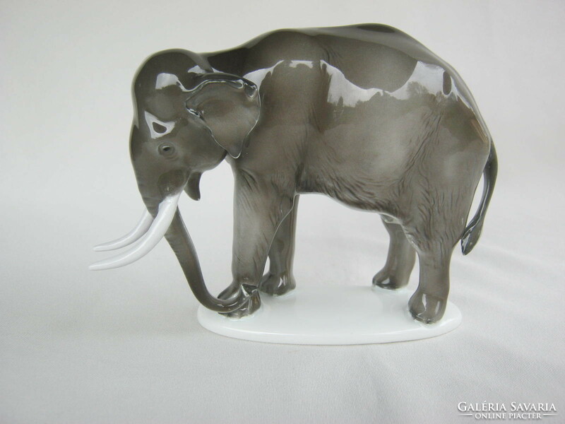 Rosenthal porcelán T. Karner ritka elefánt restaurált