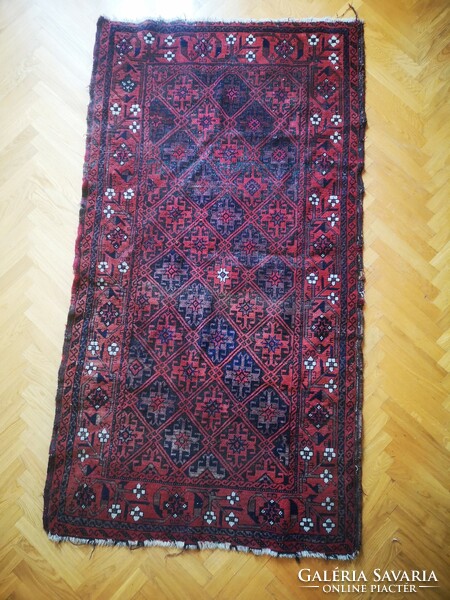 Antique Persian oriental rug with beautiful fine weave.