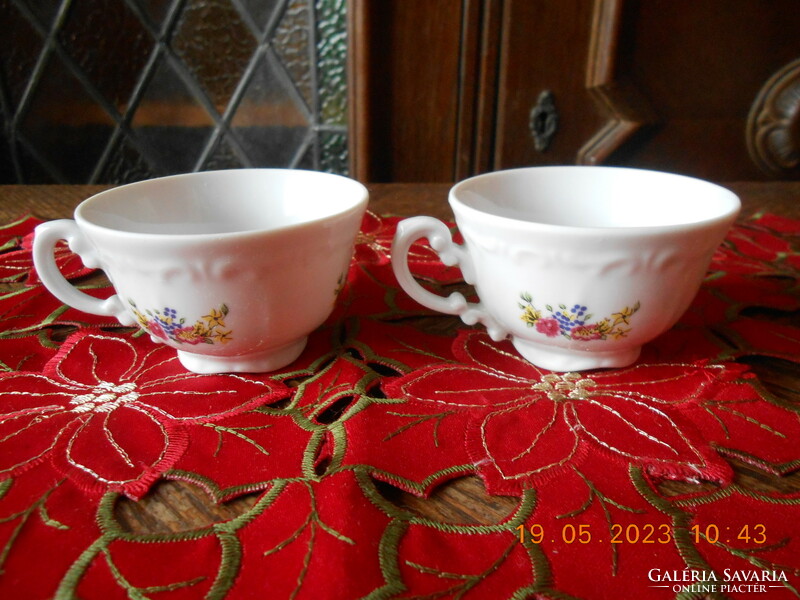 Zsolnay flower bouquet patterned coffee cup i