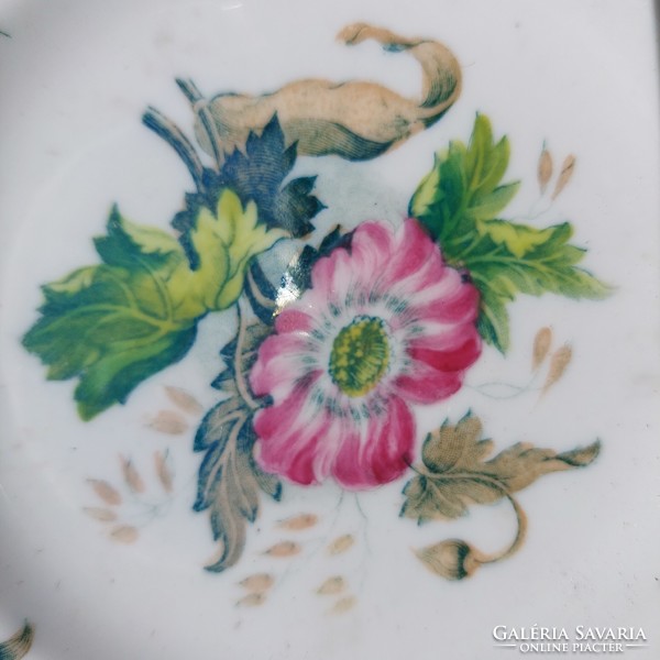 Davenport tányér Ceres dekorral csodás virágokkal