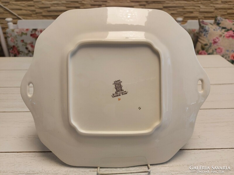 Antique English Copeland Spode faience serving bowl