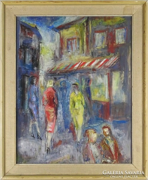 1M390 XX. századi festő : Korzó
