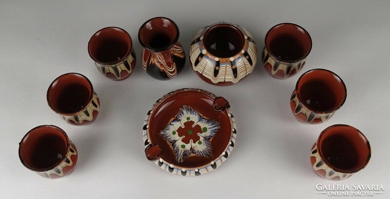 1N510 dripped glazed ceramic package 9 pieces