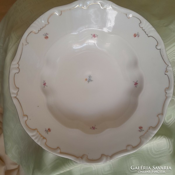 Zsolnay plate feathered deep
