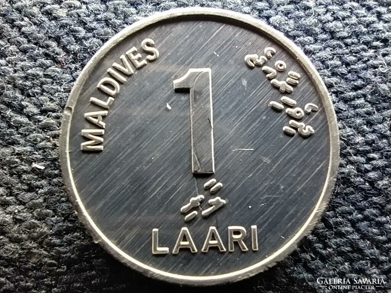 Maldives fao 1 laari from 2002 unc circulation line (id70178)