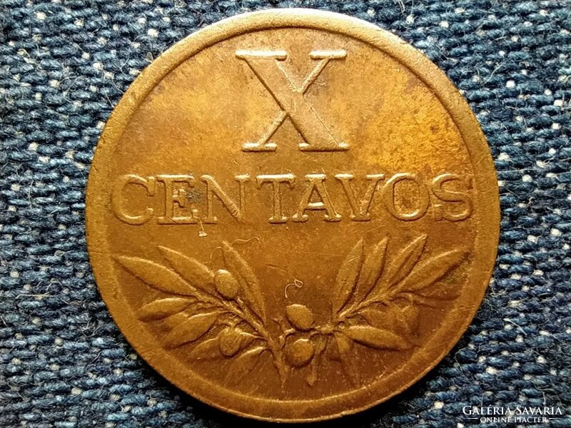 Portugália Második Köztársaság (1926-1974) 10 Centavos 1954 (id49518)