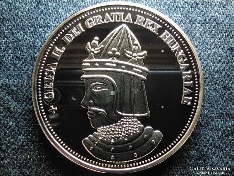 Királyi Koronák Utánveretben II. Géza 5 korona .999 ezüst PP (id57468)