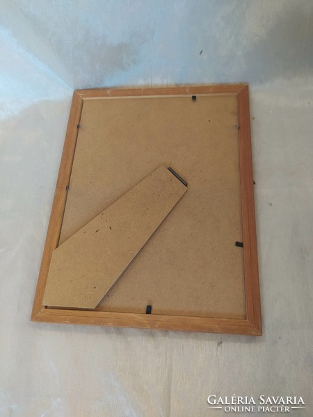 Antique wooden picture frame