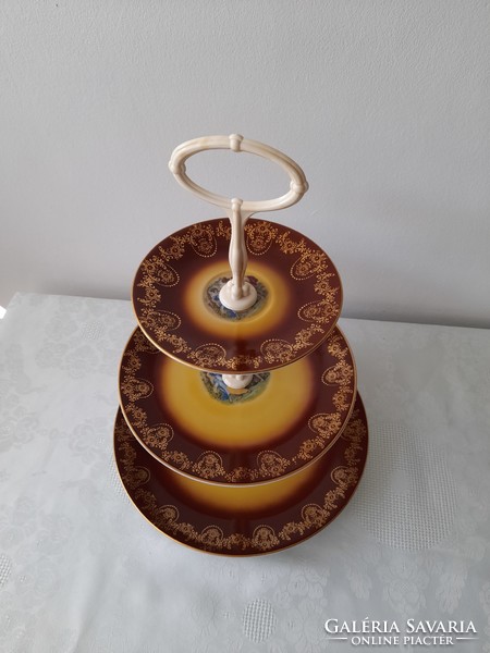 Mz Czech porcelain tiered cake serving tray