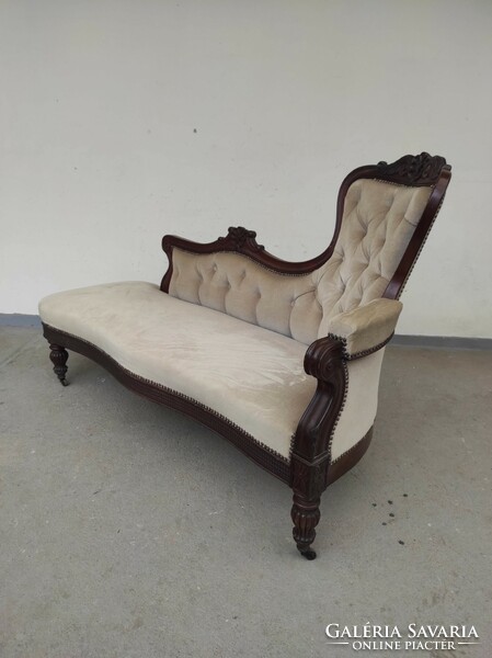 Antik neobarokk bútor gurulós szófa kanapé hosszú fotel szalon garnitúra Leárazva 7430