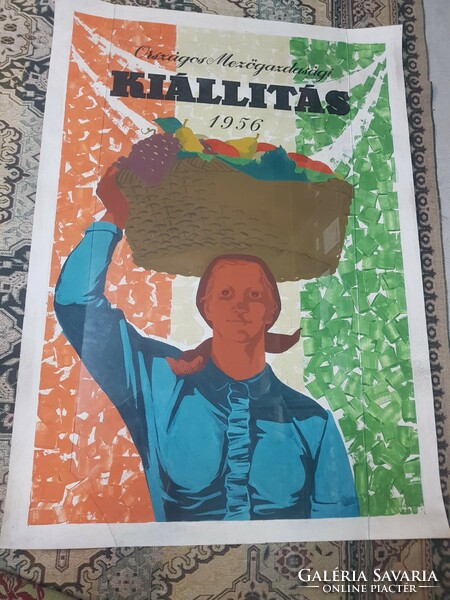 Régi kiállítási plakát 1956.Balogh László