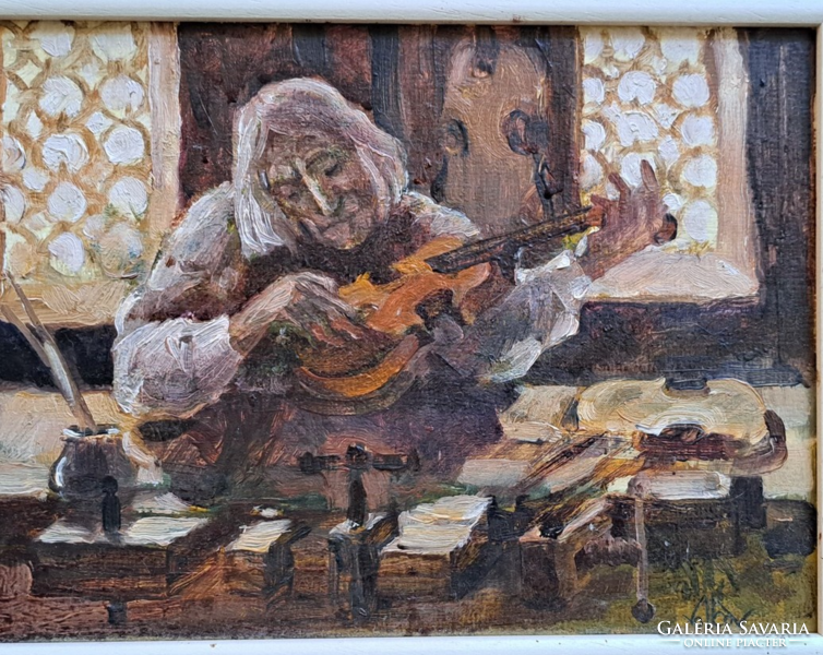 Mihail Volkov  festmény kerettel