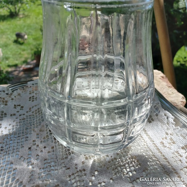 Thick-walled glass jug