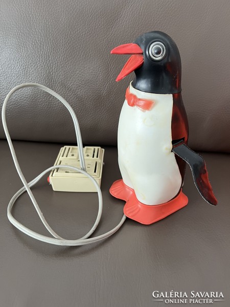 Old Christmas penguin remote control toy Christmas tree decoration