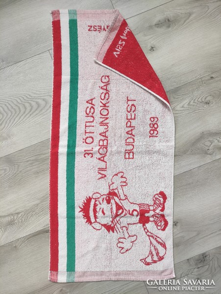 Öttusa Világbajnokság Budapest 1989 törölköző