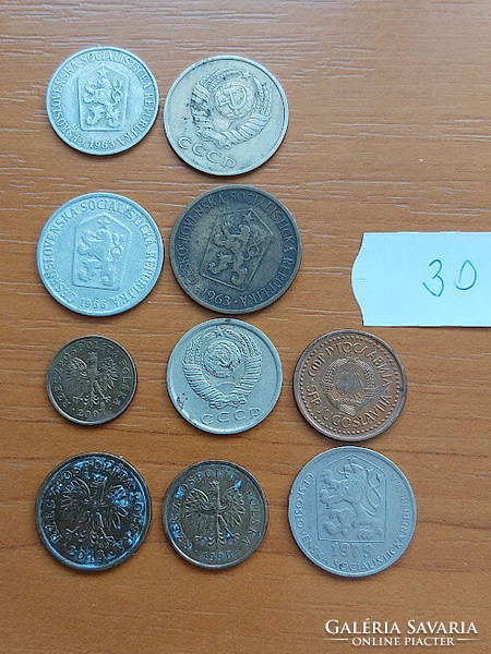 10 mixed coins 30