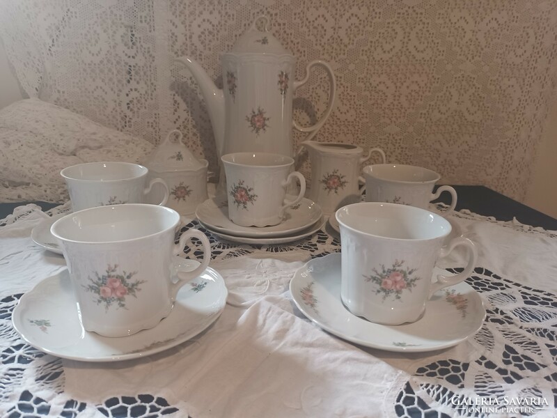 Old porcelain bavarian flower tea set for sale!
