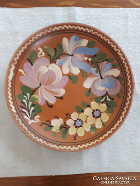 Ceramic plate - large - maybe Sárospatak?