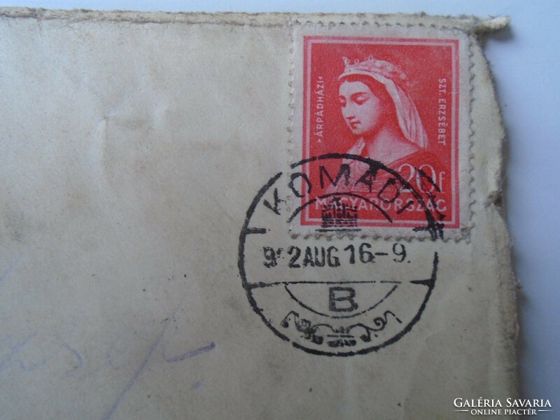 Letter D195730 - Komádi Pestújhely 1932