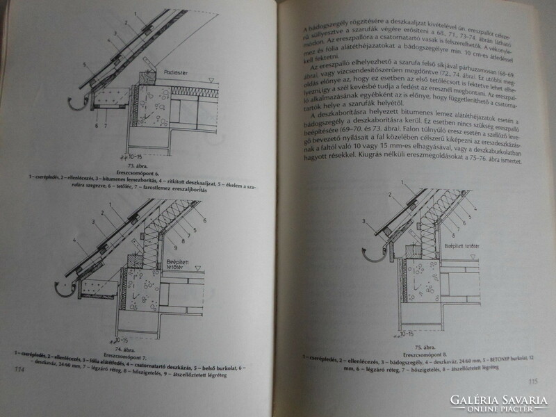 István Jakab: apartment in the attic (architecture book, construction; 1981)