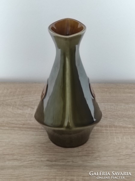 Ditmar Urbach mázas kerámia váza, Rondo 1972 - gyűjtői darab