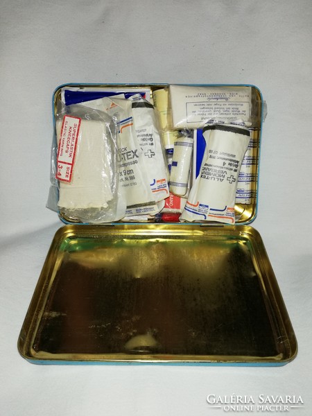 Vintage veteran medical copper box