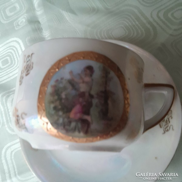 Antik jelzett Viktória teás  csésze