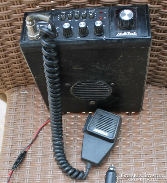 Multitech cb radio with hand speaker.