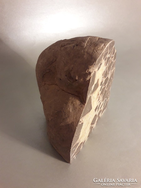 Kalcitos septaria ásvány kő 1265 gramm
