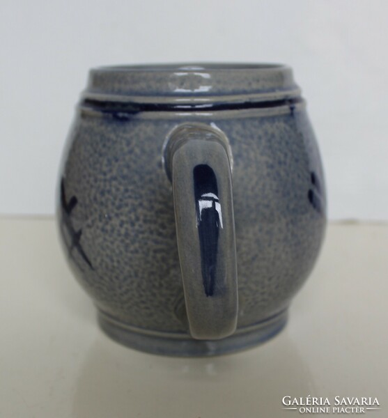 Gray Austrian ceramic jug
