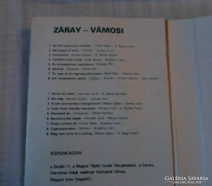 Retro Cassette 3: The Hits of Márta Záray and János János (Hungarian light music, 1977)